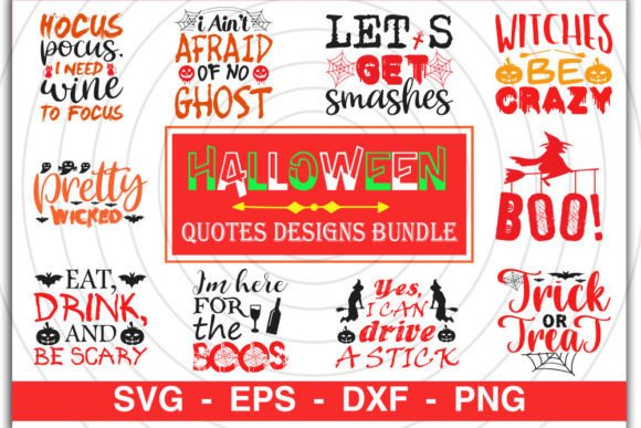 Download Halloween Quotes Designs Bundle - Halloween quotes design Collection