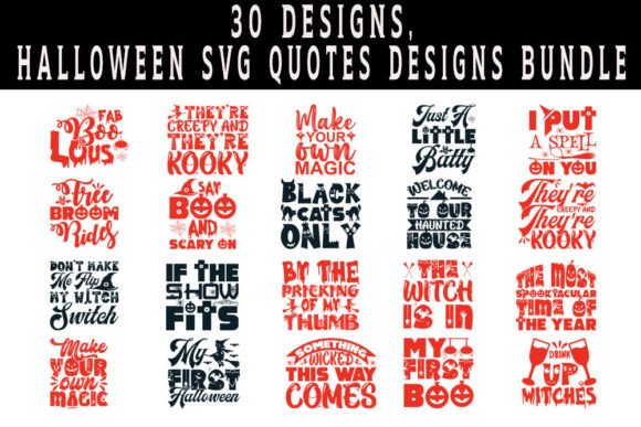 Download Halloween Quotes Designs Bundle - Halloween quotes design Collection