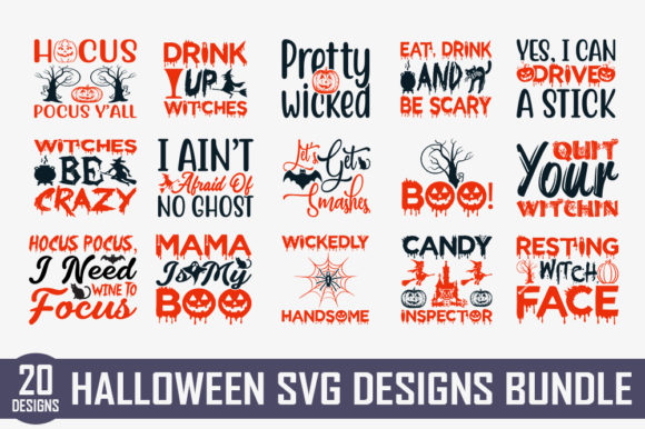 Download Halloween Quotes Designs Bundle - Halloween quotes design Collection