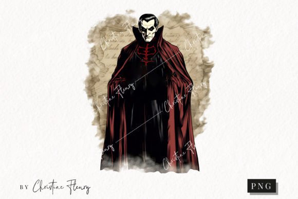 Download Vintage Goth Vampire Clipart | Halloween - Vampire clipart Collection